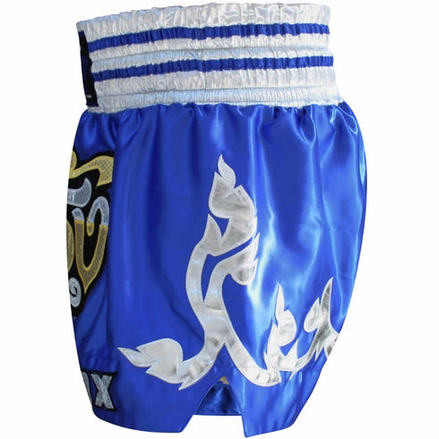 RDX R1 FIRE SATIN MUAY THAI SHORTS-3
