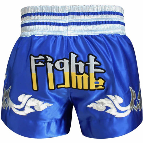 RDX R1 FIRE SATIN MUAY THAI SHORTS-4