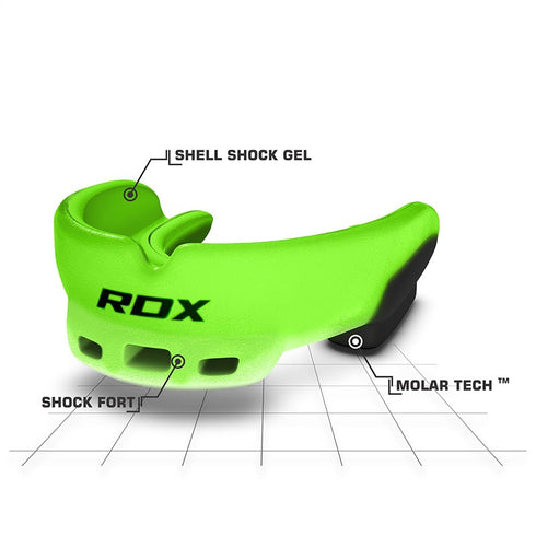 RDX GEL GUM SHIELD MOUTH GUARD/Gre-4
