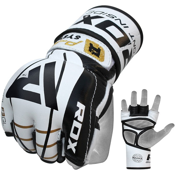 RDX F3 GEL LEATHER MMA GLOVES-1