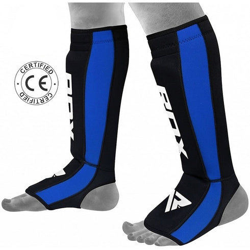 RDX T6 GEL SHIN INSTEP GUARDS(Blue)-1