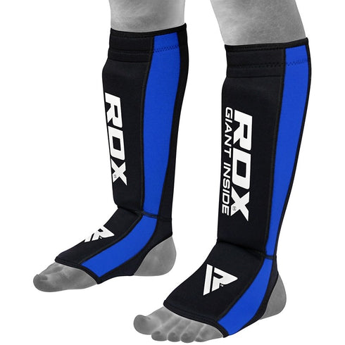 RDX T6 GEL SHIN INSTEP GUARDS(Blue)-8