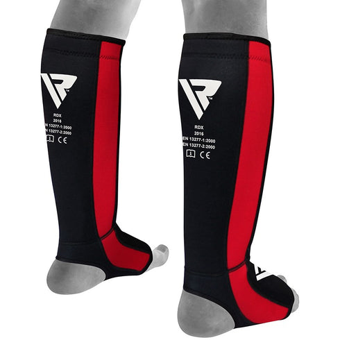 RDX T6 GEL SHIN INSTEP GUARDS(Red)-2