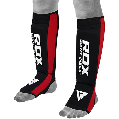 RDX T6 GEL SHIN INSTEP GUARDS(Red)-7