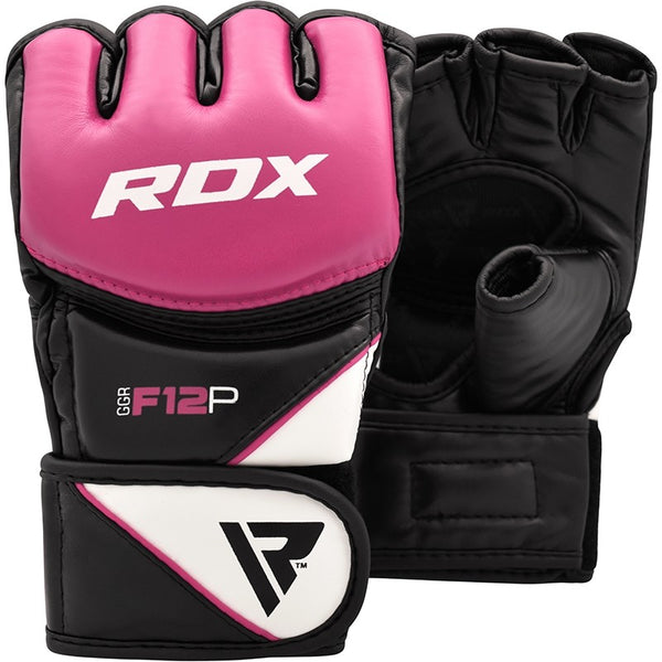 RDX F12 LADIES PINK MMA GRAPPLING GLOVES-2