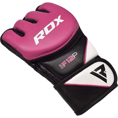RDX F12 LADIES PINK MMA GRAPPLING GLOVES-7
