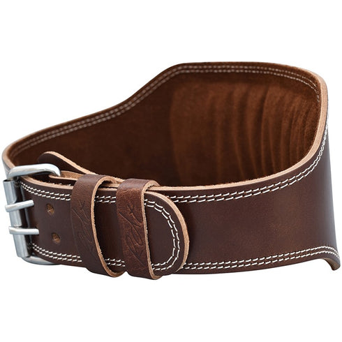 RDX 6 INCH BROWN LEATHER GYM BELT-3