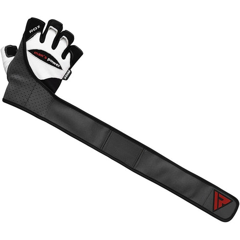 RDX L1 LEATHER GYM GLOVES-3