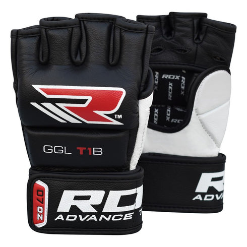 RDX T1 LEATHER MMA GLOVES-2