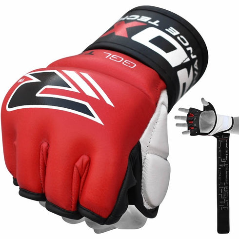 RDX T1 LEATHER MMA GLOVES/R-1