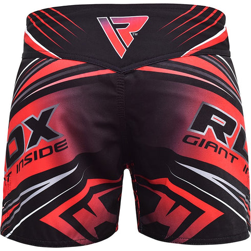 RDX R8 RED MMA SHORTS-4