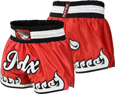 R5 RED MUAY THAI SHORTS-2