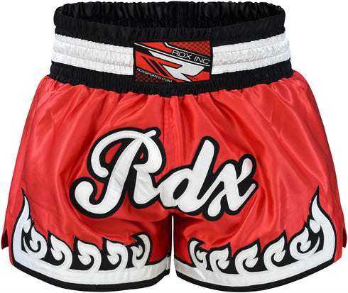 R5 RED MUAY THAI SHORTS-4