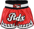 R5 RED MUAY THAI SHORTS-4