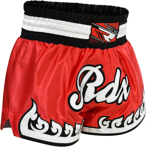 R5 RED MUAY THAI SHORTS-6