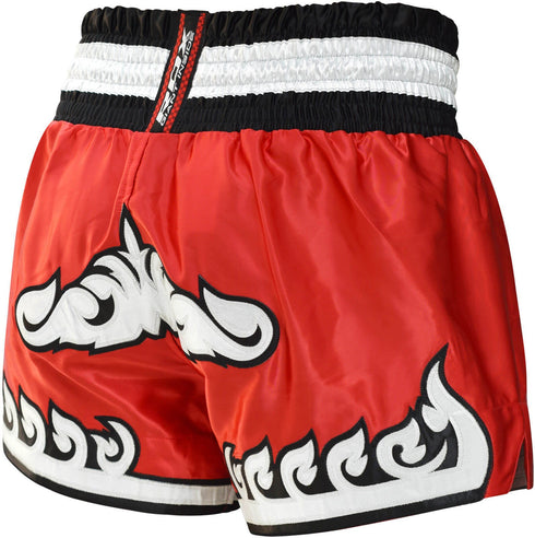 R5 RED MUAY THAI SHORTS-9