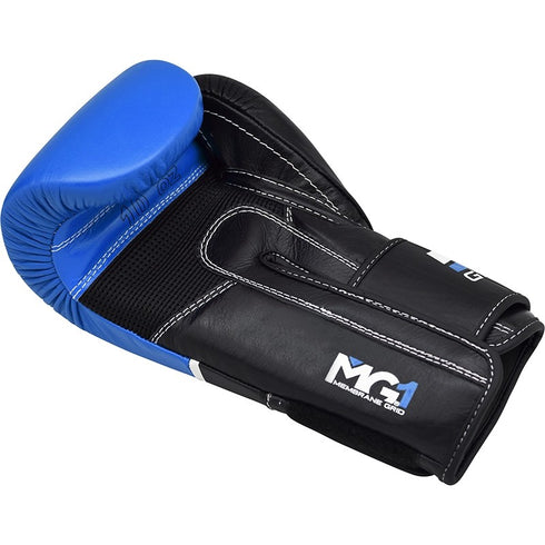 RDX T9 ACE LEATHER BOXING GLOVES(Blue)-4