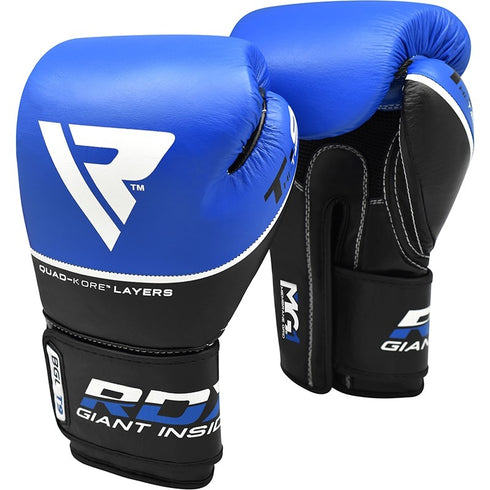 RDX T9 ACE LEATHER BOXING GLOVES(Blue)-10