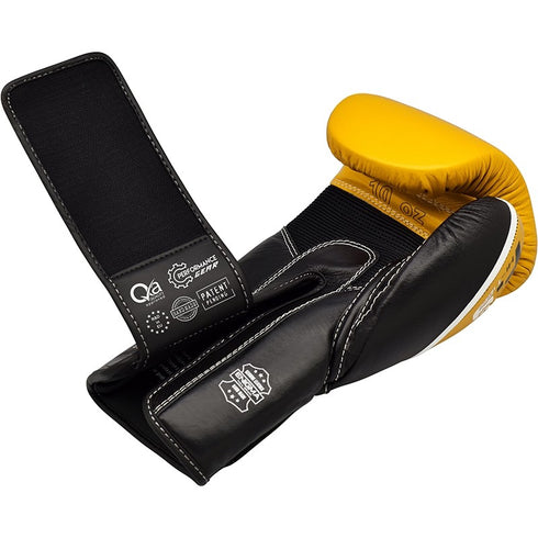 RDX T9 ACE LEATHER BOXING GLOVES(Yellow)-4