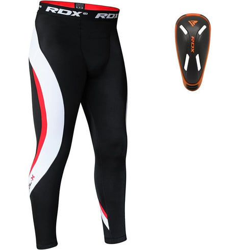 RDX COMPRESSION FLEX TROUSER & GROIN CUP/Org-1