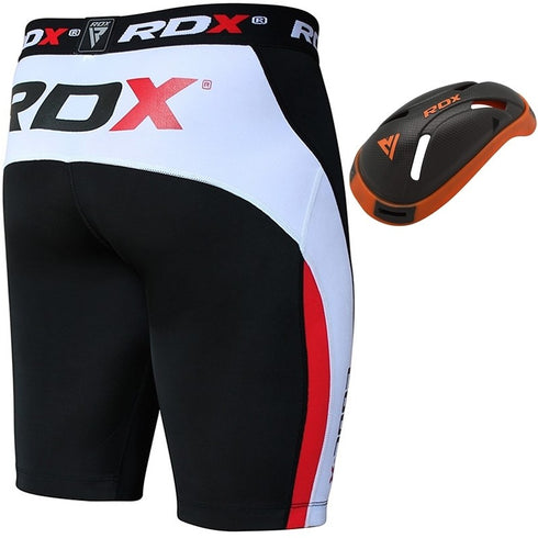 RDX GROIN GUARD & THERMAL COMPRESSION SHORTS/Org-3
