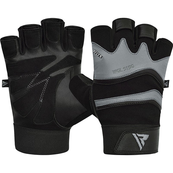RDX S15 FITNESS GYM GLOVES/Gry-1