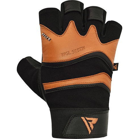 RDX S15 FITNESS GYM GLOVES/Tan-2