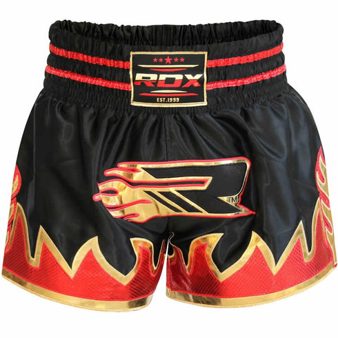 RDX R2 ULTRA CRIMSON SATIN MUAY THAI SHORTS-3