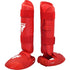 RDX X1 SEMI CONTACT SHIN INSTEP GUARDS(Red)-3
