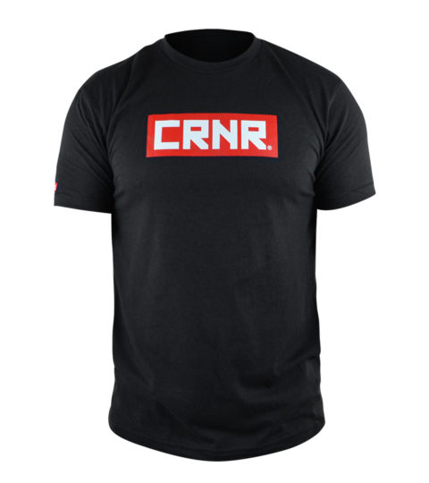 Combat Corner Redtangle T-Shirt Black-1
