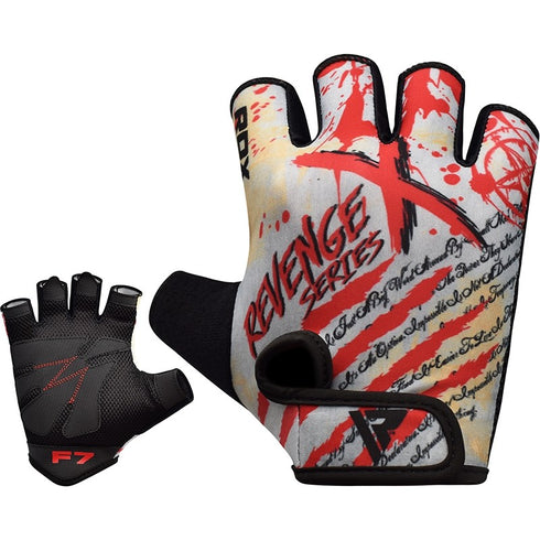 RDX F7 RED REVENGE X GYM GLOVES-5
