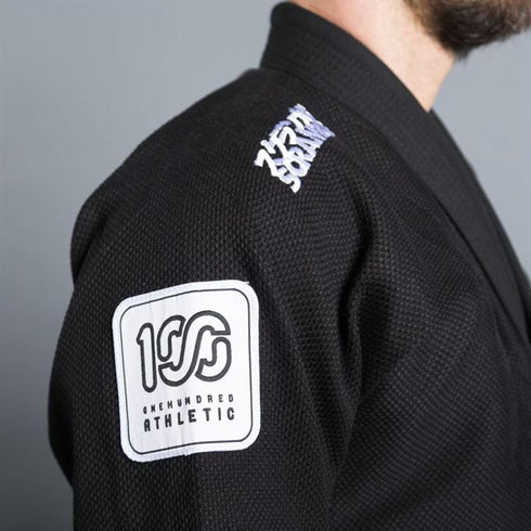 Scramble-X 100-Athletic Jiu Jitsu Gi – Black-5