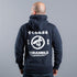 Scramble-Brush Logo Zip Hoodie - Nav-2