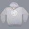 Scramble-Brush Logo Hoodie - Grey-1