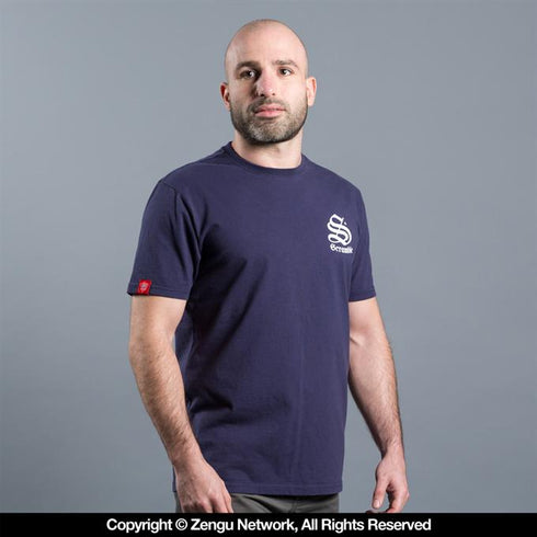 Scramble-Irezumi Navy T-Shirt-4