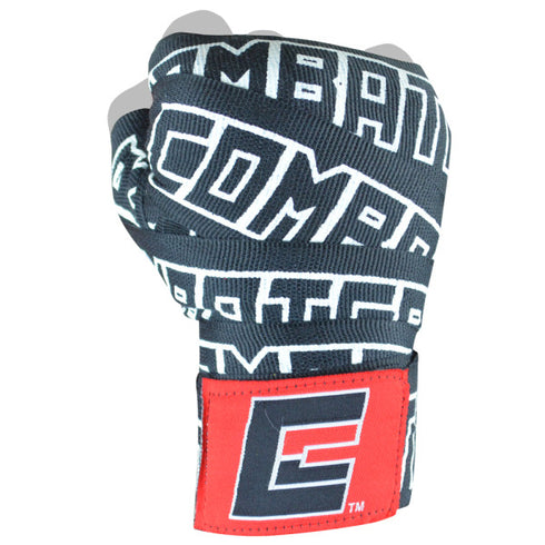 Combat Corner Supreme 200″ Hand Wraps Black-2