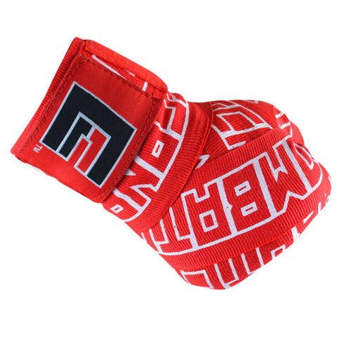 Combat Corner Supreme 200″ Hand Wraps Red-4