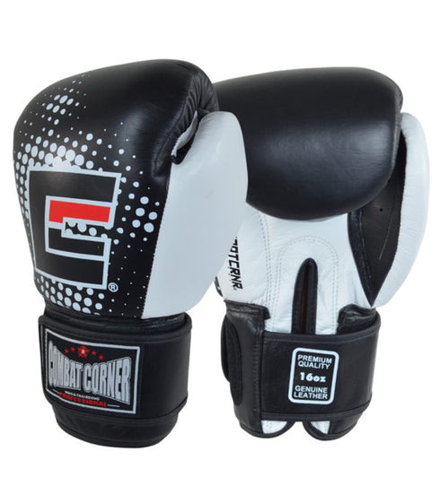 Combat Corner Supreme Thai Boxing Gloves Black-1