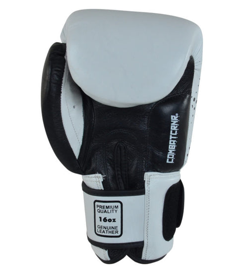 Combat Corner Supreme Thai Boxing Gloves White-4