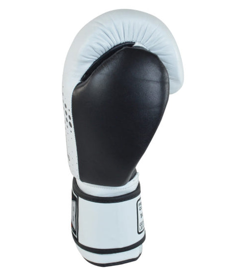 Combat Corner Supreme Thai Boxing Gloves White-5