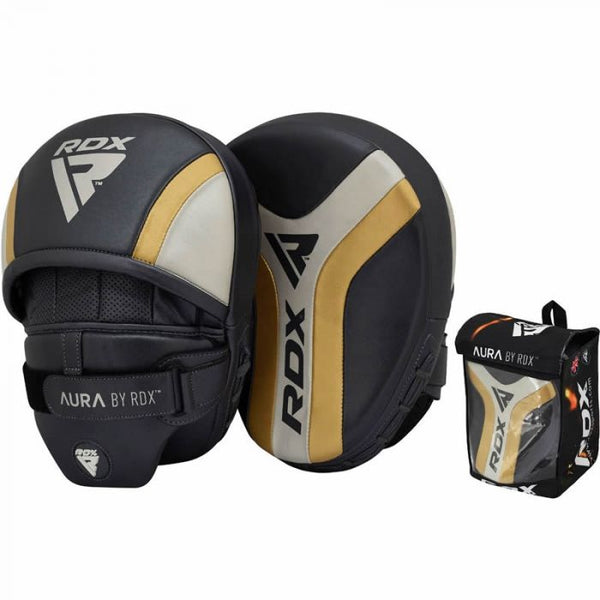 RDX T17 AURA PRO BOXING TRAINING CURVED PUNCH MITTS