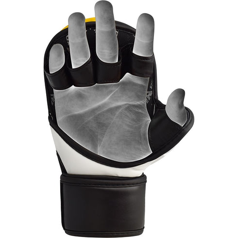 RDX T6 MMA GRAPPLING GLOVE(Yellow)-3