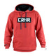 Combat Corner Tangle Hoodie Red-1