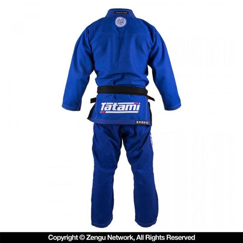 Tatami Estilo 6.0 Jiu Jitsu Gi - Blue/Silver-4
