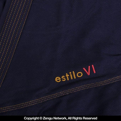 Tatami Estilo 6.0 Jiu Jitsu Gi - Navy/Gold-8