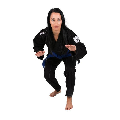 Tatami White Label Women's Jiu Jitsu Gi-Black-1