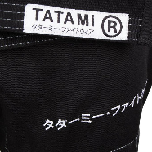Tatami White Label Women's Jiu Jitsu Gi-Black-8