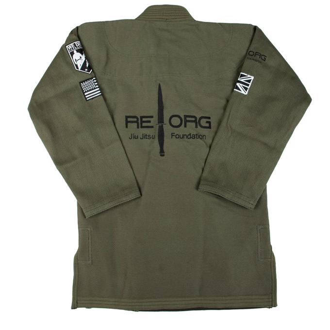 Shop TATAMI X REORG JUNGLE JIU JITSU GI-AEMY-GREEN MMA FIGHTLAND