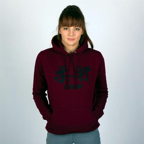 Tatami Kanji Women's Hoodie - Burgundy-2