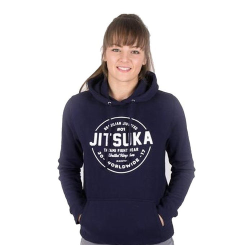 Tatami Jitsuka Women's Hoodie - Indigo Blue-2